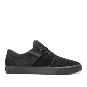 Supra STACKS II VULC Lave Sneakers Dame Svart/Svart/Svart | NO-55709